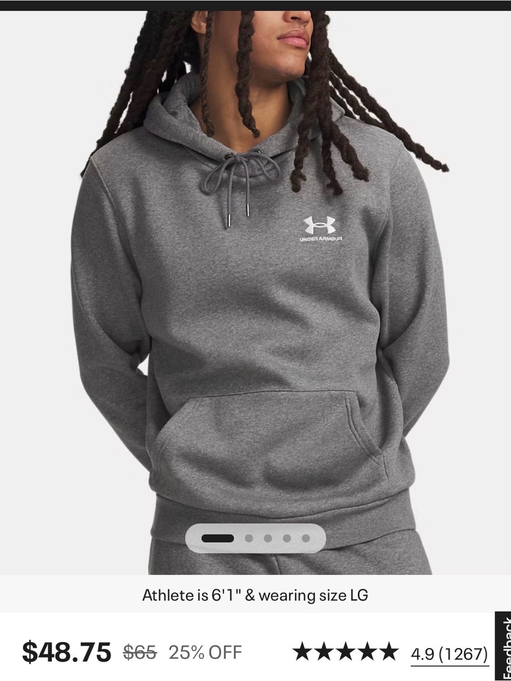 Like New Under Armour Hoodie